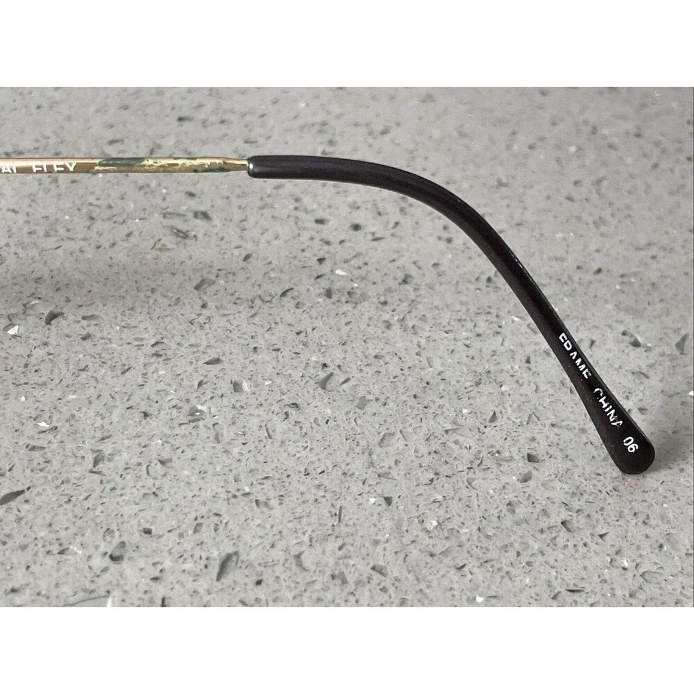 Kenmark Gallery Oval Flex Eyeglasses FRAMES ONLY 51-20-140 gold full rim READ
